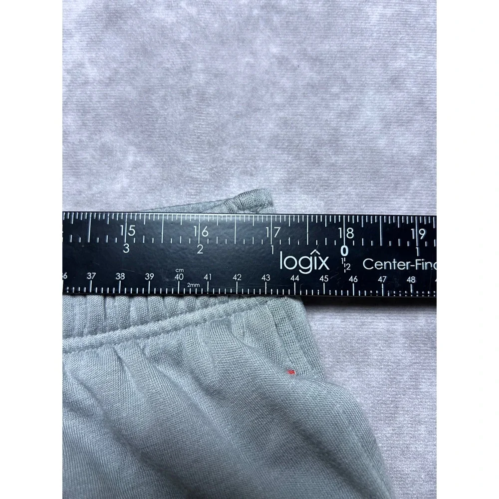 Tommy Bahama Lounge Pants Mens Large Gray Heathered Drawstring Logo Wide Leg